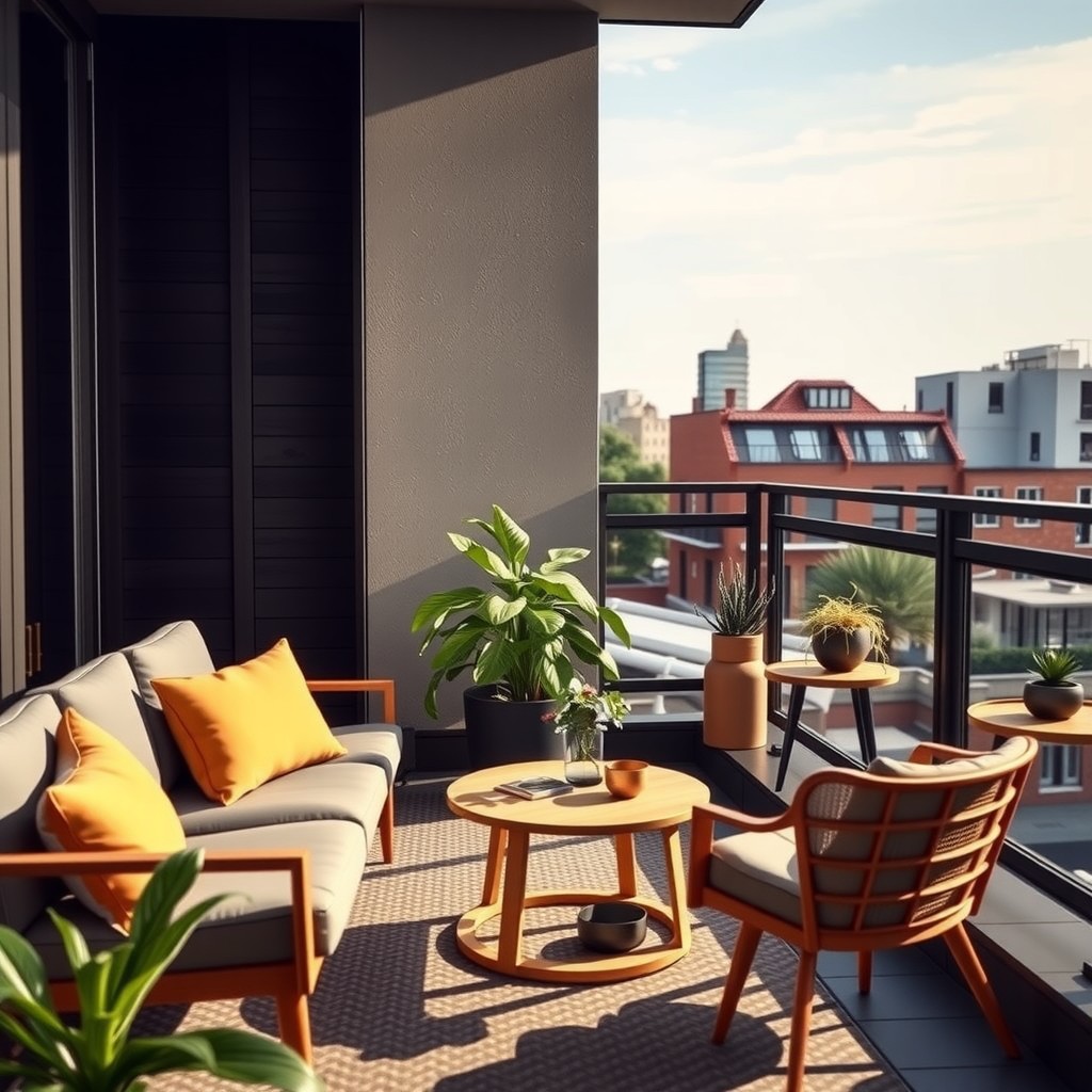 Kako urediti balkon s modernim namještajem